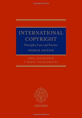 international copyright principles law and practice Reader